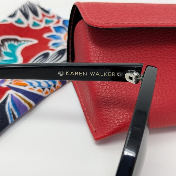 Karen Walker Sunglasses, Black
